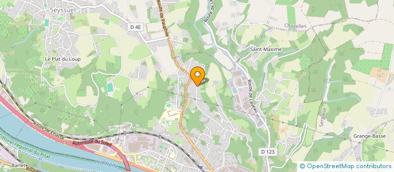 localisation de l'entreprise GEROLI DESIGN à VIENNE