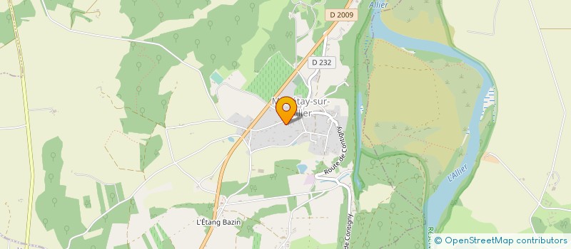 localisation de l'entreprise GEROME CHANTEL à MONETAY-SUR-ALLIER
