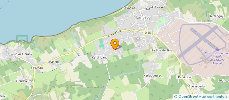 localisation de l'entreprise GEROME-KERBIGOT  LANVEOC