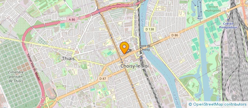 localisation de l'entreprise GERON à CHOISY-LE-ROI
