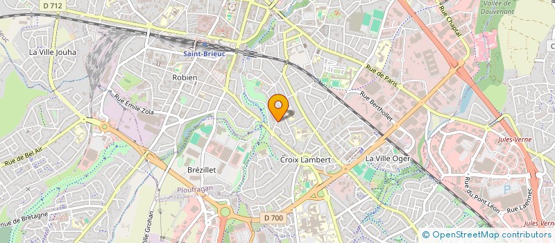 localisation de l'entreprise GERON DAVID à SAINT-BRIEUC