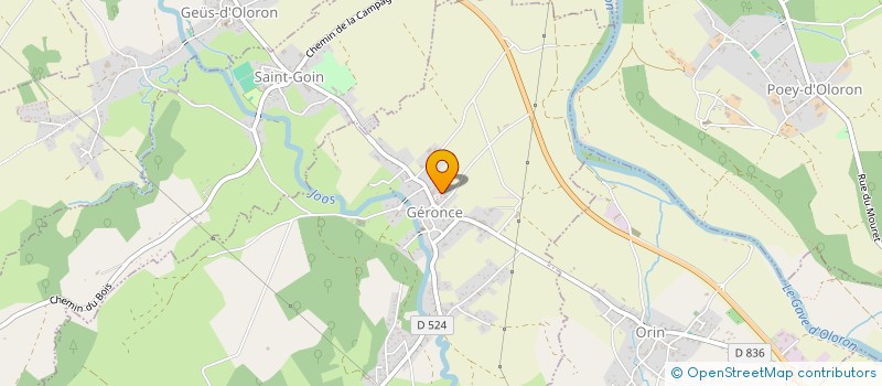 localisation de l'entreprise GERONCE OLYMPITRE  GERONCE