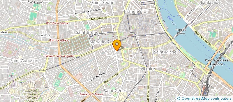 localisation de l'entreprise GEROND-ROCAM  BORDEAUX