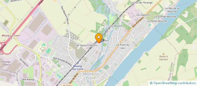 localisation de l'entreprise GERONDEAU à MEUNG-SUR-LOIRE