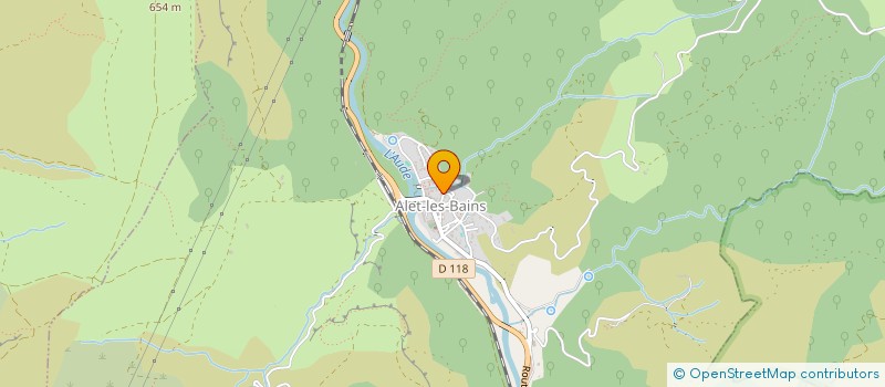 localisation de l'entreprise GERONIMO  ALET-LES-BAINS