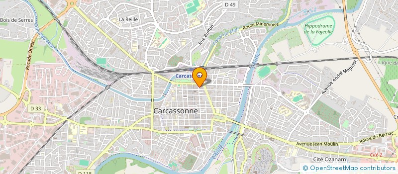 localisation de l'entreprise GERONIMO à CARCASSONNE
