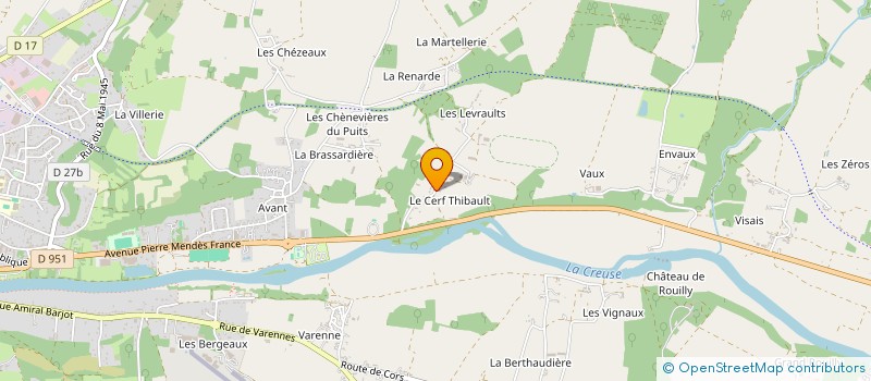 localisation de l'entreprise GERONS BIEN à LE BLANC