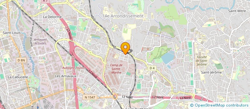 localisation de l'entreprise GERONT'O NORD à MARSEILLE
