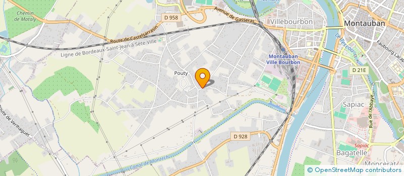 localisation de l'entreprise GERONTO 82 à MONTAUBAN
