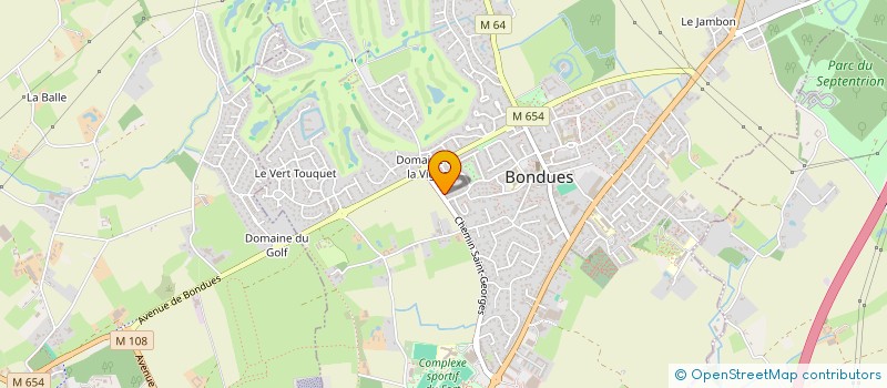 localisation de l'entreprise GEROS  BONDUES