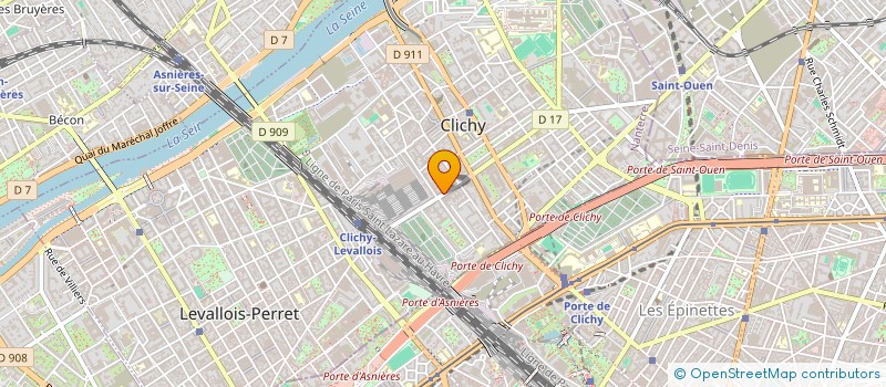 localisation de l'entreprise GEROVEST à CLICHY