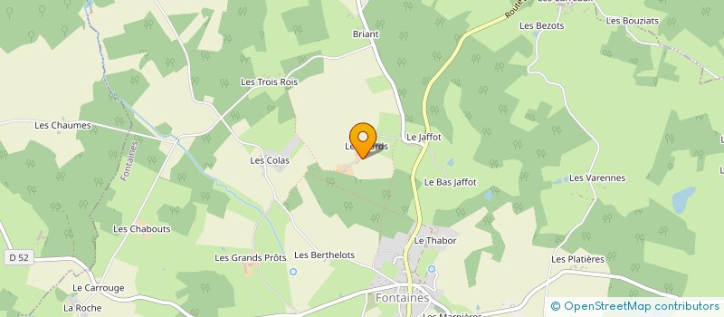 localisation de l'entreprise GEROXERRE  FONTAINES