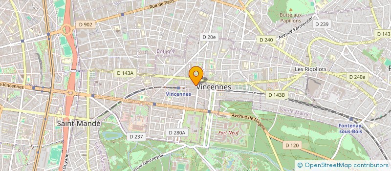 localisation de l'entreprise GERR DISTRIBUTION à VINCENNES