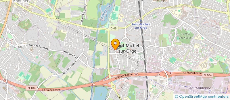 localisation de l'entreprise GERROP CONSTRUCTION  MONTLHERY