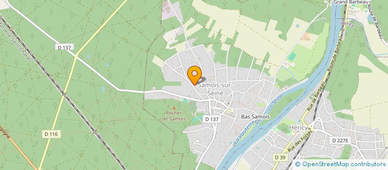 localisation de l'entreprise GERRY  SAMOIS-SUR-SEINE