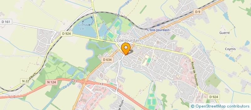 localisation de l'entreprise GERS ALLIER  L'ISLE-JOURDAIN