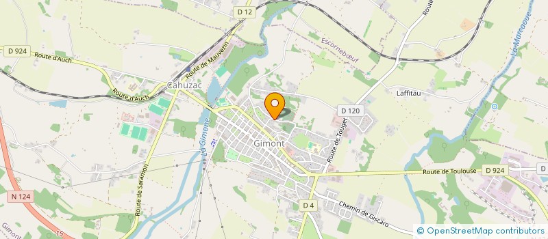 localisation de l'entreprise GERS ENERGIE  GIMONT