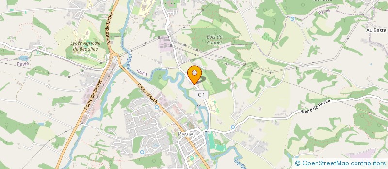 localisation de l'entreprise GERS EVASION à PAVIE