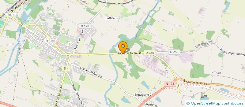 localisation de l'entreprise GERS OVALIE  GIMONT