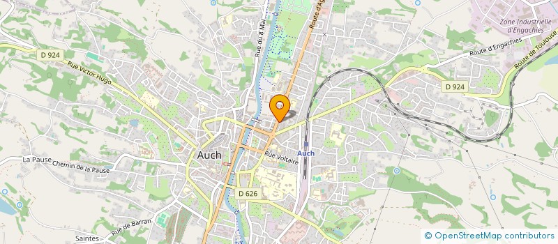 localisation de l'entreprise GERS PROMOTION  AUCH