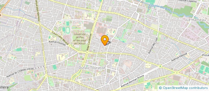 localisation de l'entreprise GERS PYRENEES à PAU