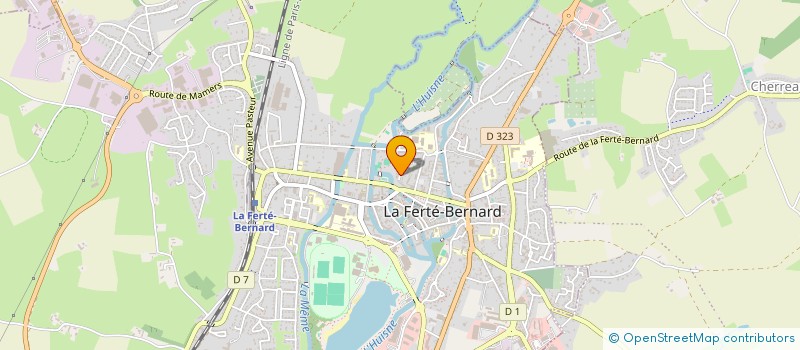 localisation de l'entreprise GERSA  LA FERTE-BERNARD