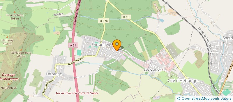 localisation de l'entreprise GERSAN INDUSTRIES à ENTRANGE