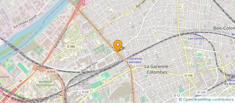 localisation de l'entreprise GERSAUTO à COLOMBES