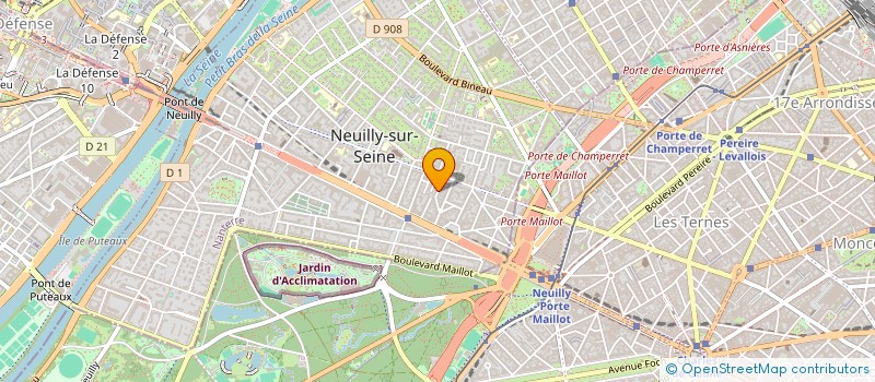 localisation de l'entreprise GERSHWIN CONSULTING à NEUILLY-SUR-SEINE