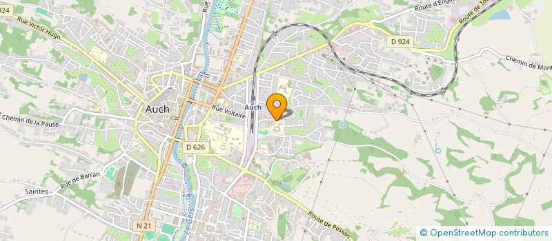 localisation de l'entreprise GERSIMED à AUCH