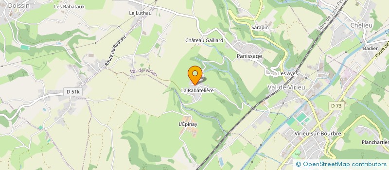 localisation de l'entreprise GERSOM  VILLAGES DU LAC DE PALADRU