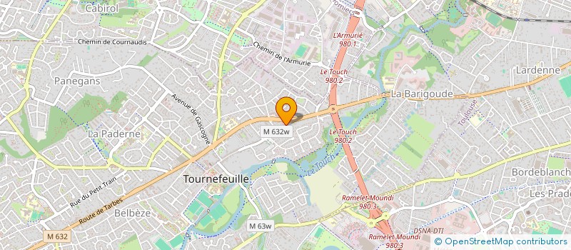 localisation de l'entreprise GERSON AUDIO  TOURNEFEUILLE