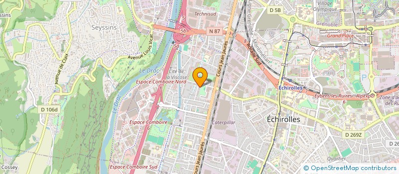 localisation de l'entreprise GERSOPH  ECHIROLLES