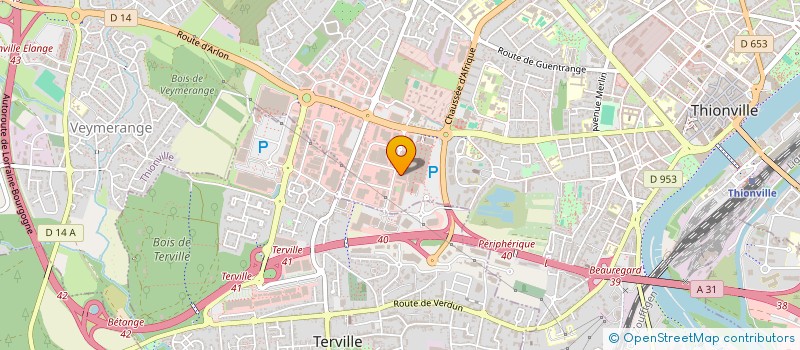 localisation de l'entreprise GERSUC à THIONVILLE