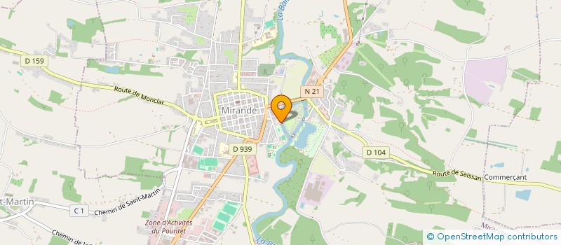localisation de l'entreprise GERSWING à SAINT-MICHEL