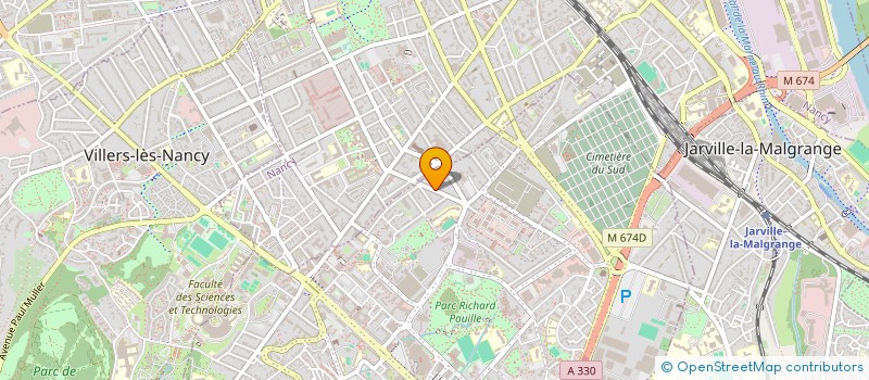 localisation de l'entreprise GERTEX  VANDUVRE-LES-NANCY