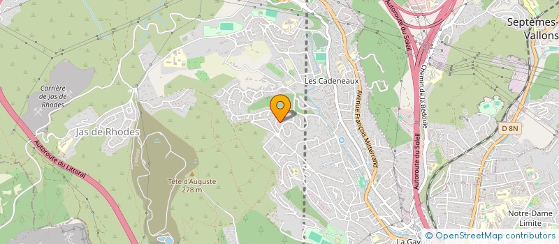 localisation de l'entreprise GERTOSIO ROBERT ROSSO ARMANDO à LES PENNES MIRABEAU