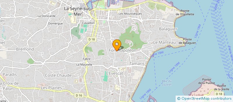 localisation de l'entreprise GERTRUDE à LA SEYNE-SUR-MER