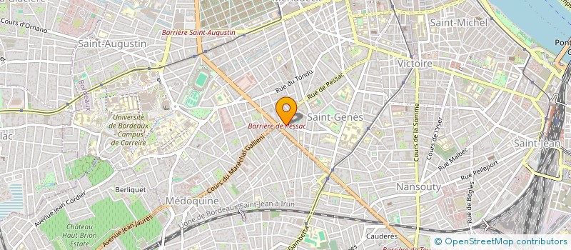 localisation de l'entreprise GERTRUDE SAEM  BORDEAUX