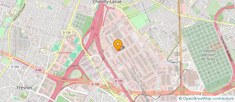 localisation de l'entreprise GERVAIS  CHEVILLY-LARUE