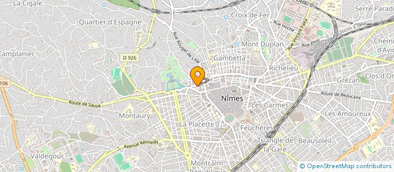 localisation de l'entreprise GERVAIS C PAYA-BESSEDE A ET BILH T à NIMES
