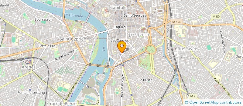 localisation de l'entreprise GERVAIS - CABINET JURIDEC  TOULOUSE