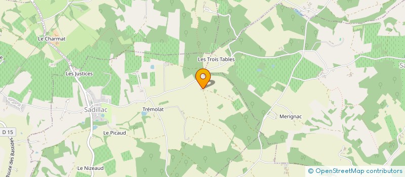 localisation de l'entreprise GERVAIS ET FILLES  EYMET