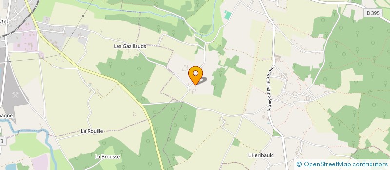 localisation de l'entreprise GERVAIS FRERES  MARILLAC-LE-FRANC