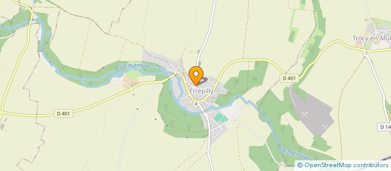 localisation de l'entreprise GERVAIS MIGNON  ETREPILLY