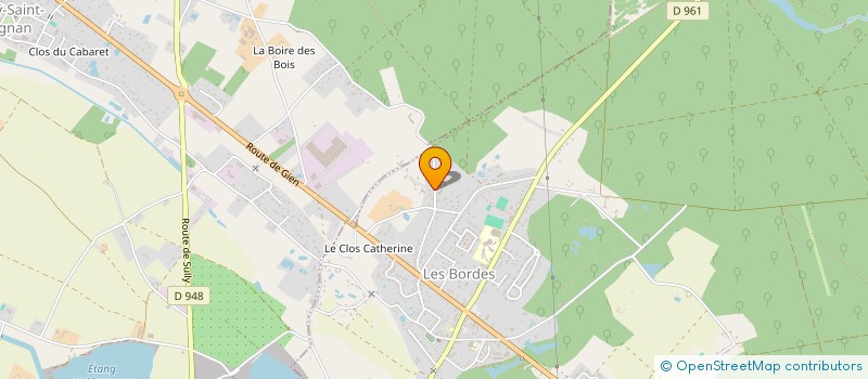 localisation de l'entreprise GERVAISE à LES BORDES