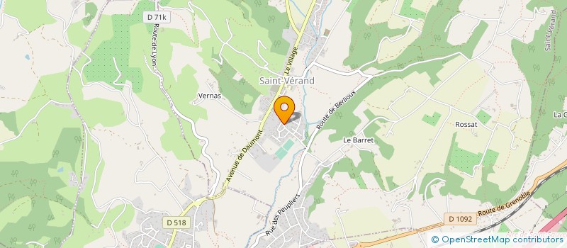 localisation de l'entreprise GERVASONI OPTIQUE  CHATTE