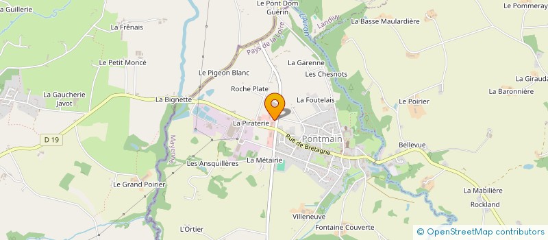 localisation de l'entreprise GERVIS  PONTMAIN