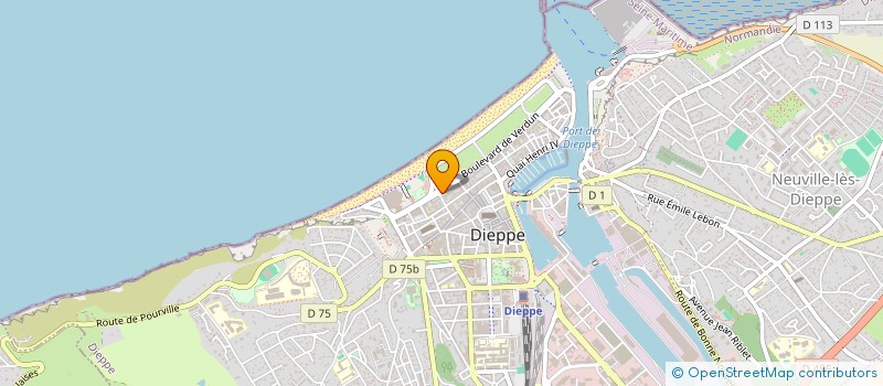 localisation de l'entreprise GERVOIS IMMOBILIER  DIEPPE