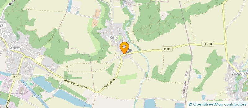 localisation de l'entreprise GERVOIS JOLLY  BITRY